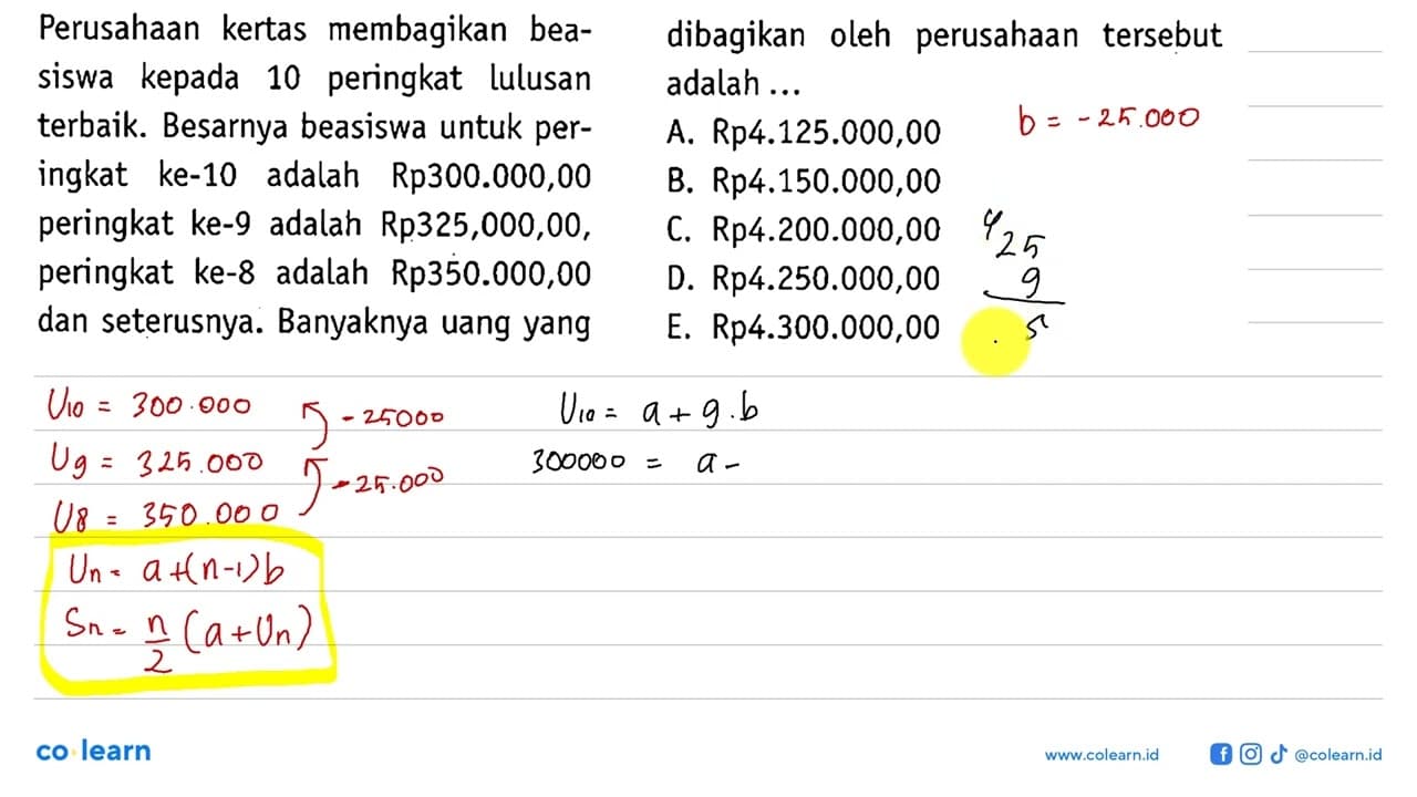 Perusahaan kertas membagikan beasiswa kepada 10 peringkat