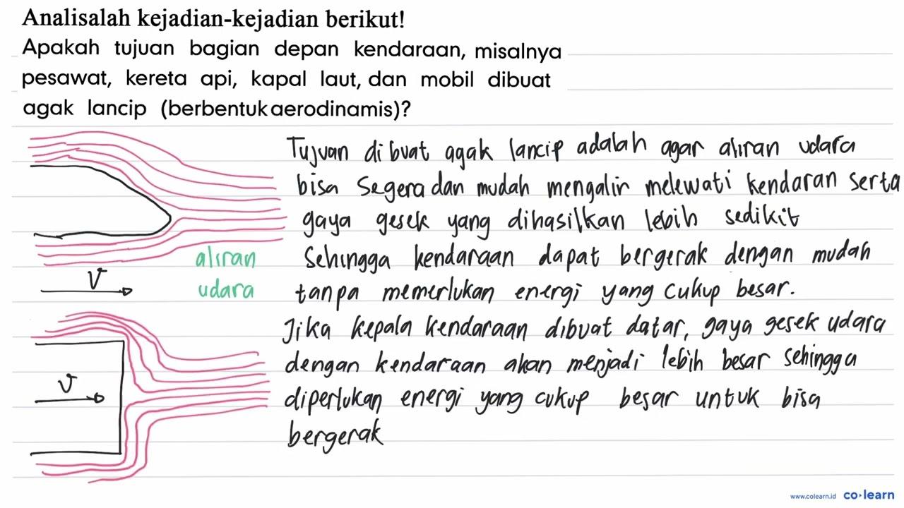 Analisalah kejadian-kejadian berikut! Apakah tujuan bagian