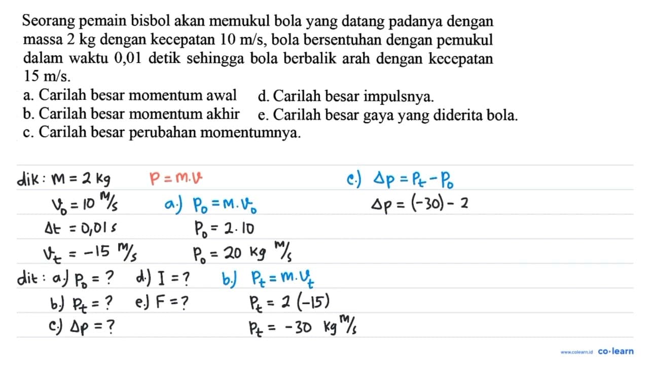 Seorang pemain bisbol akan memukul bola yang datang padanya