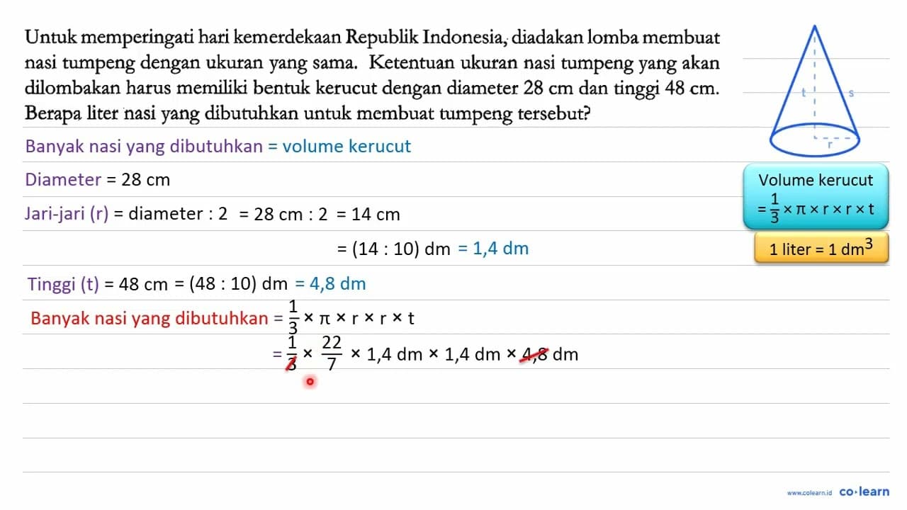 Untuk memperingati hari kemerdekaan Republik Indonesia,