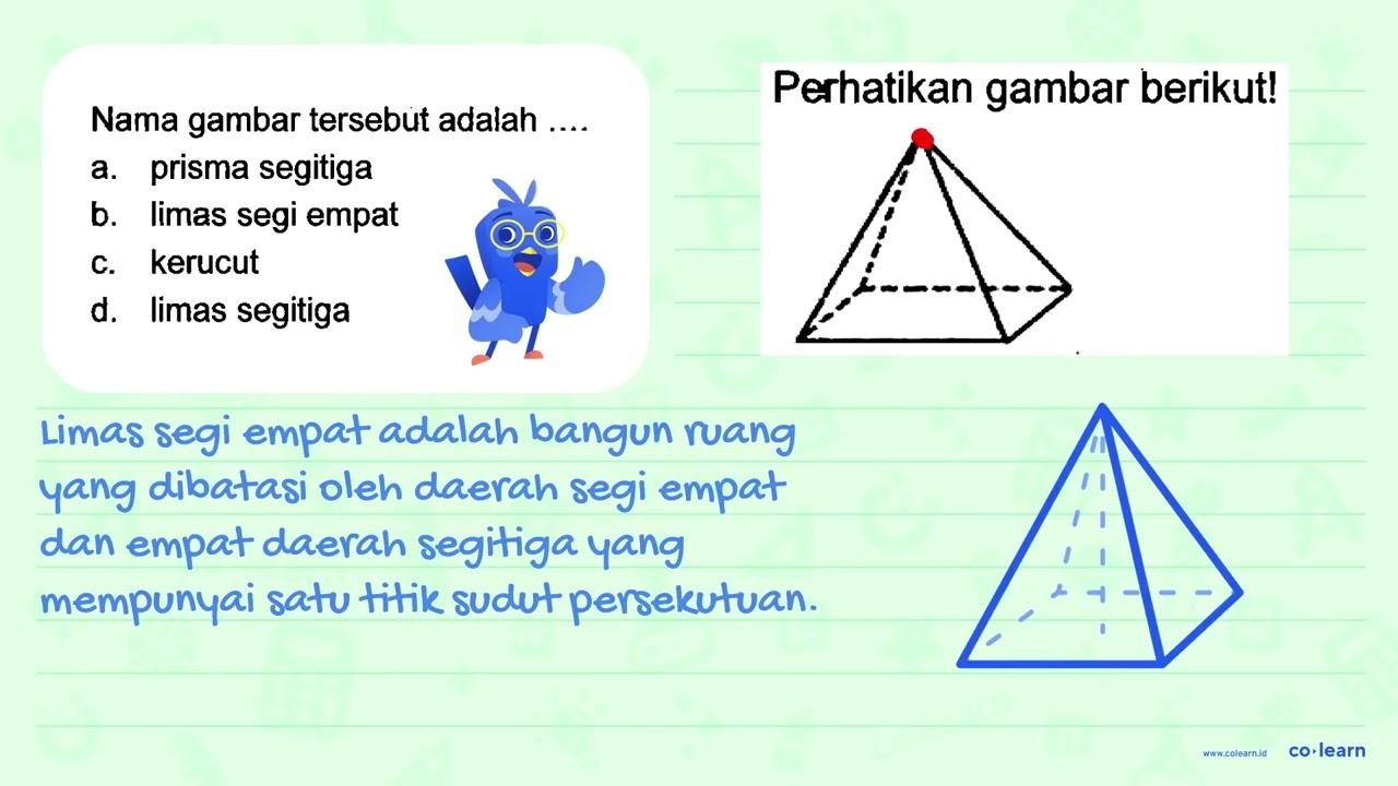 Perhatikan gambar berikut! Nama gambar tersebut adalah ....