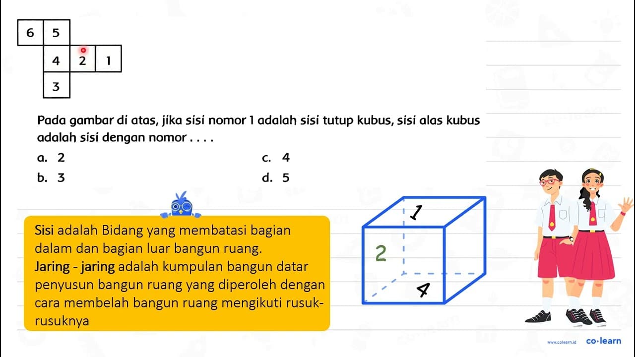 6 5 {2)/(|c)/() 4 2 1 3 {2)/(|c)/() { 2 - 3 ) Pada gambar