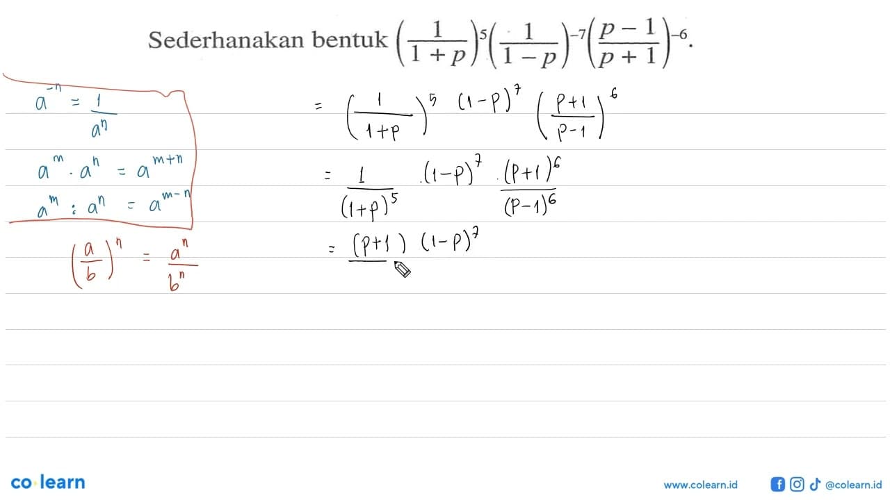 Sederhanakan bentuk