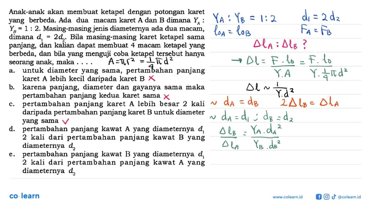 Anak-anak akan membuat ketapel dengan potongan karet yang