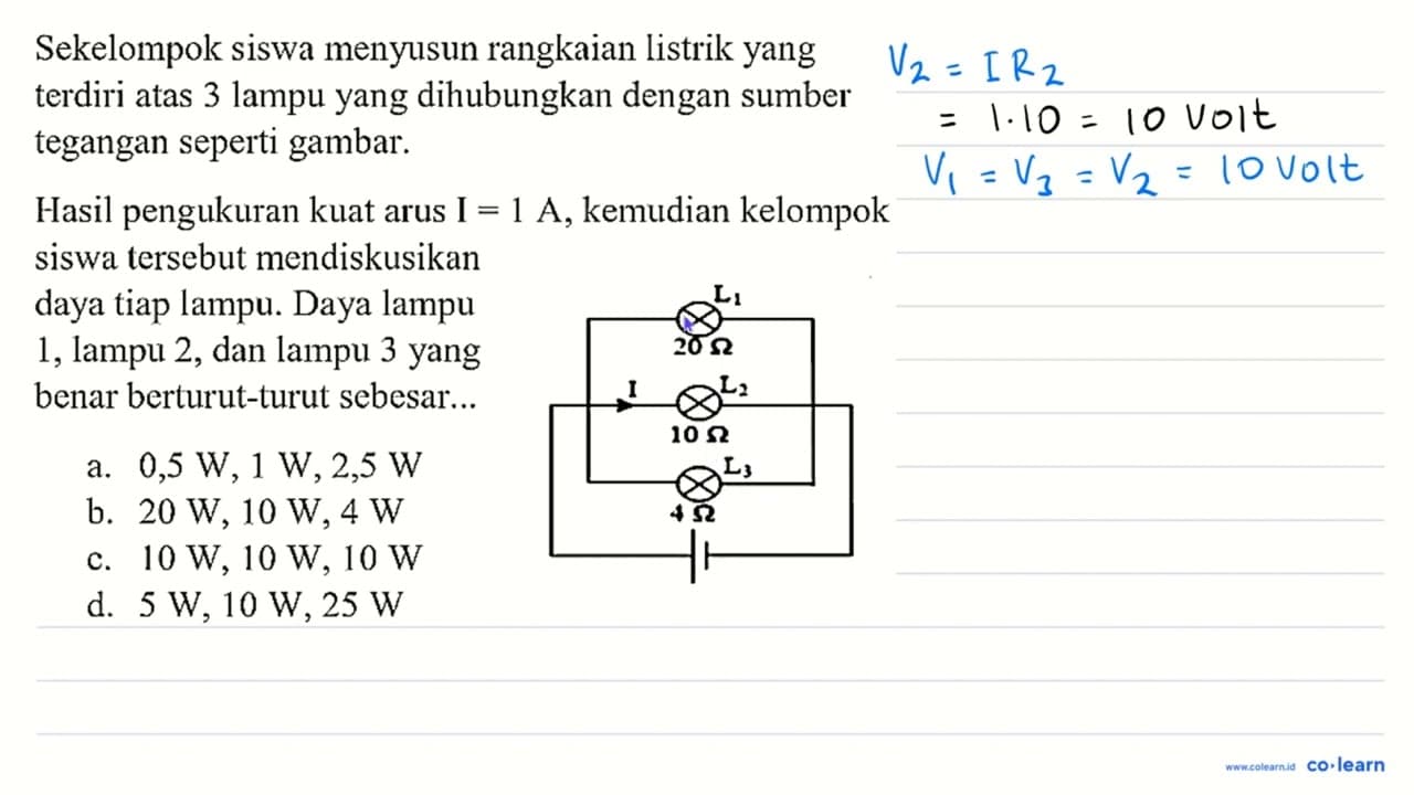 Sekelompok siswa menyusun rangkaian listrik yang terdiri