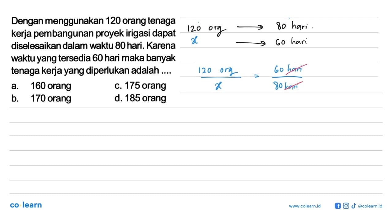 Dengan menggunakan 120 orang tenaga kerja pembangunan