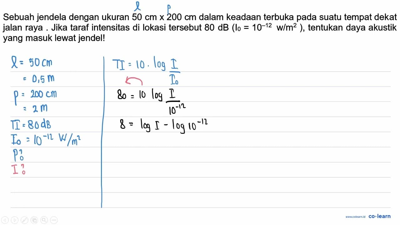 Sebuah jendela dengan ukuran 50 cm x 200 cm dalam keadaan