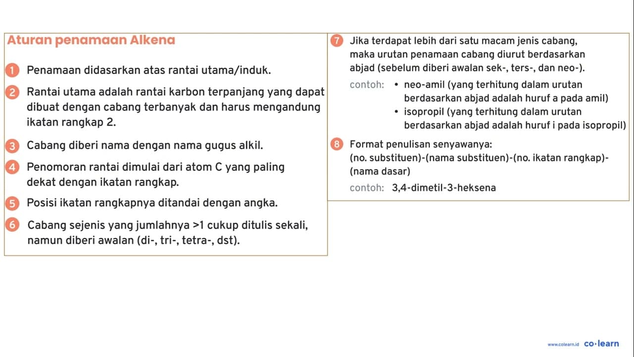 Berilah nama senyawa berikut: