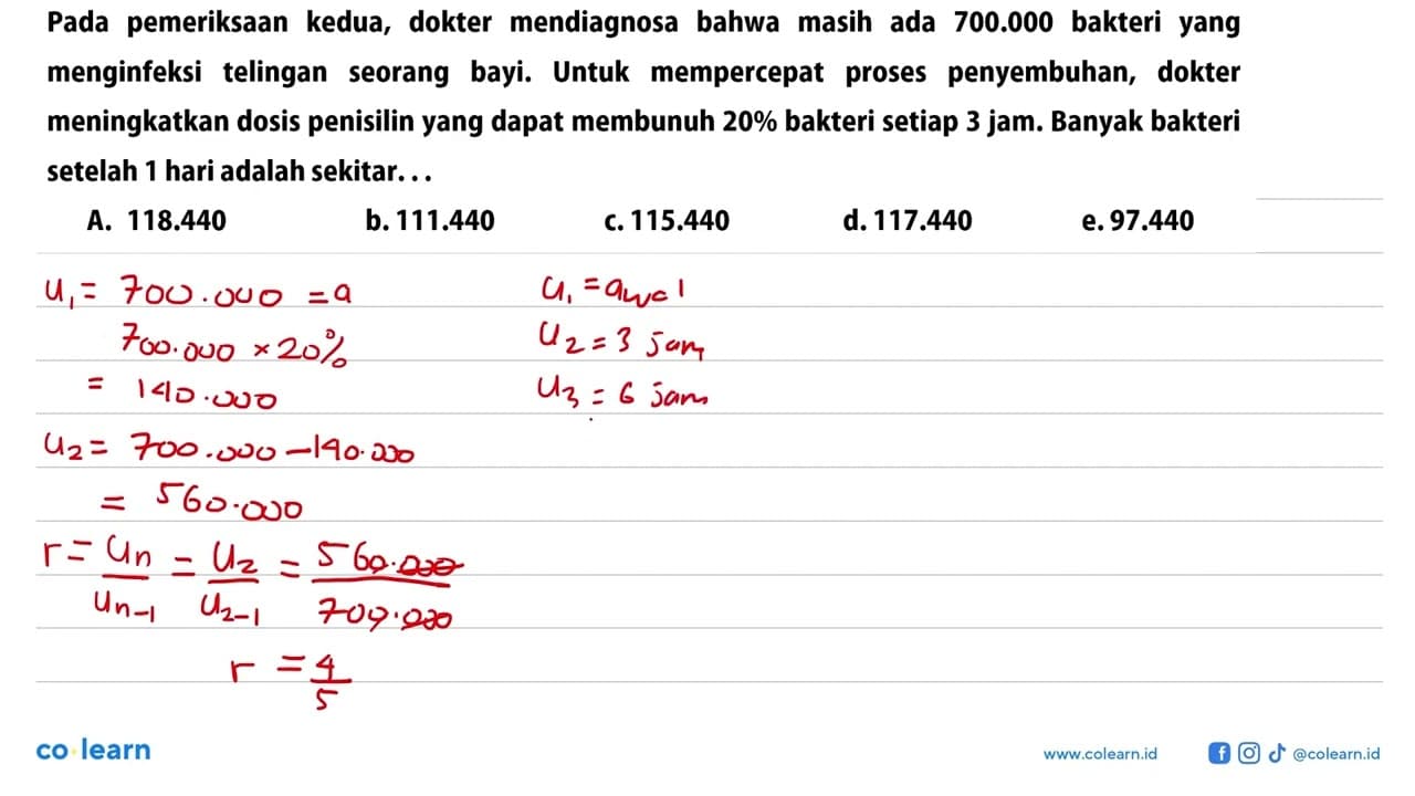 Pada pemeriksaan kedua, dokter mendiagnosa bahwa masih ada