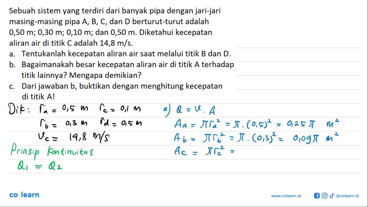 Sebuah sistem yang terdiri dari banyak pipa dengan