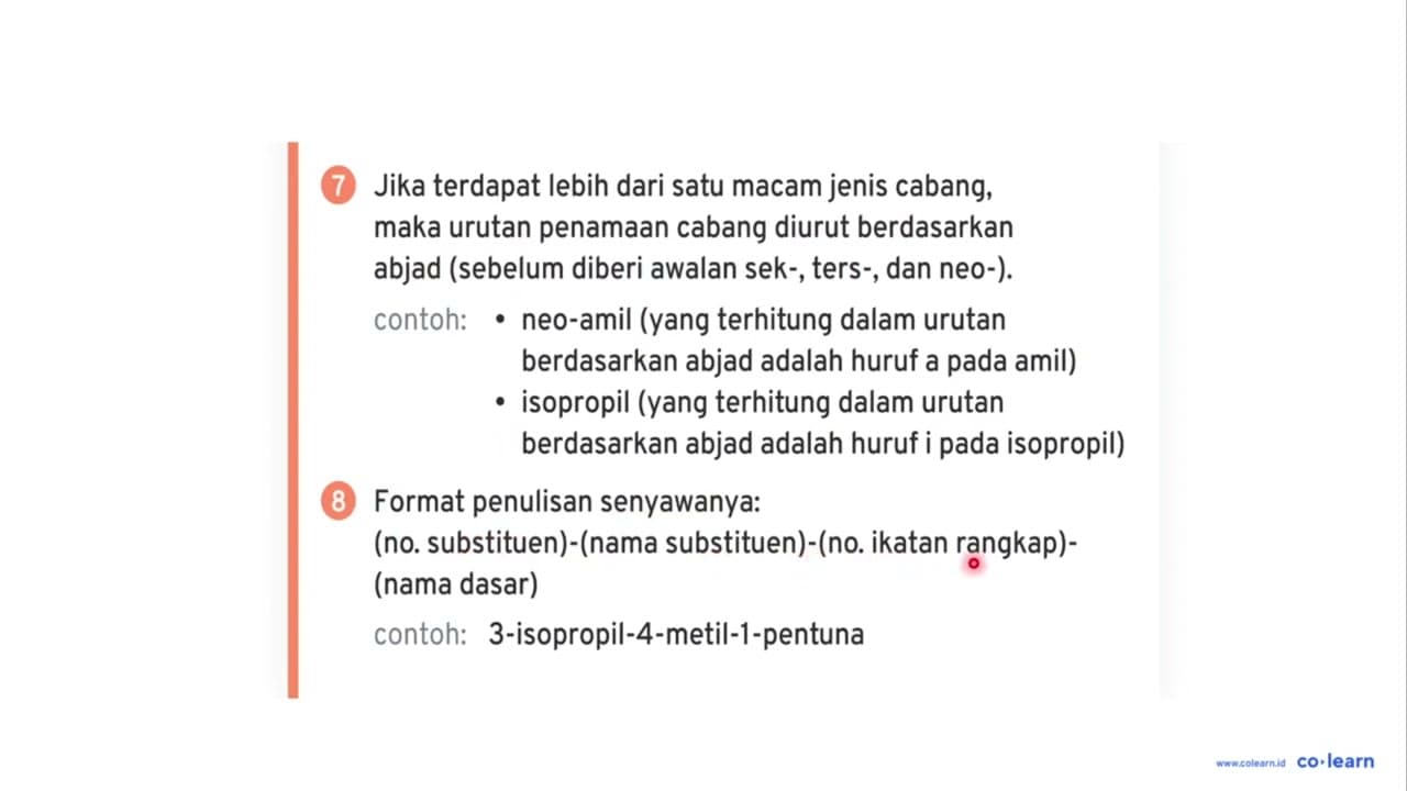 Nama senyawa dari rumus struktur berikut adalah .... CH3