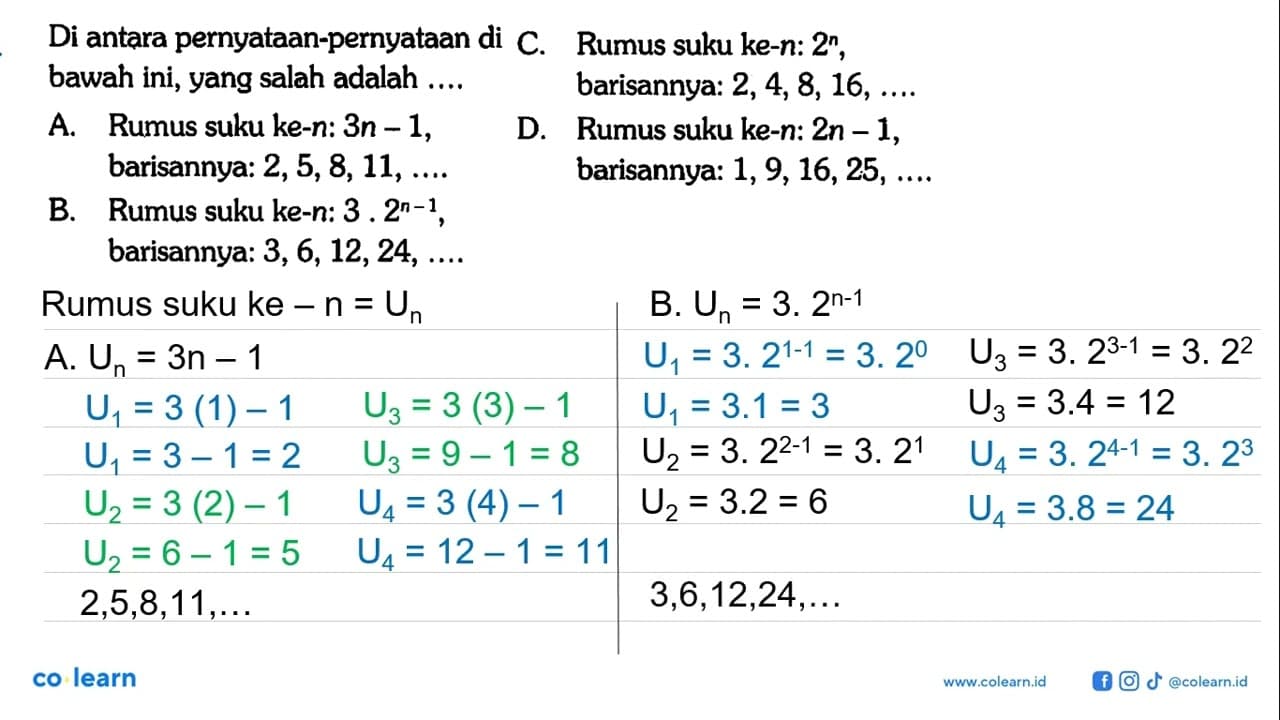 Di antara pernyataan-pernyataan di, bawah ini, yang salah