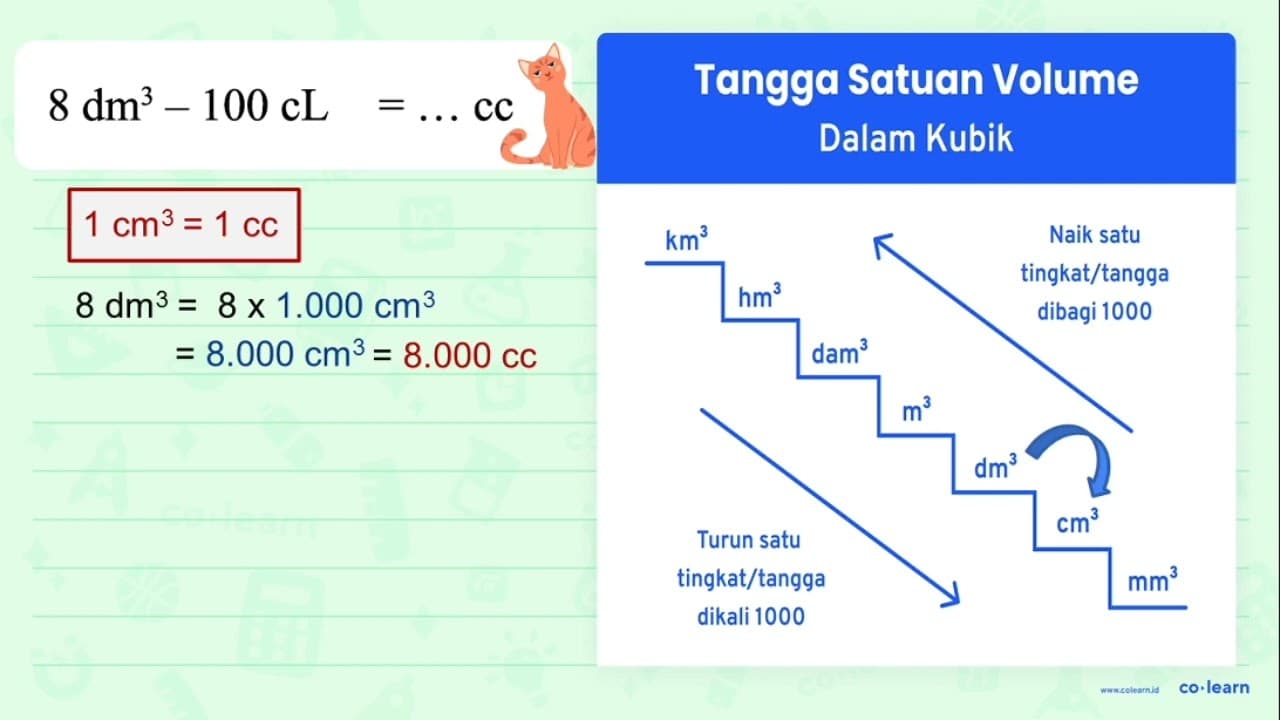 8 dm^3-100 cL=... cc