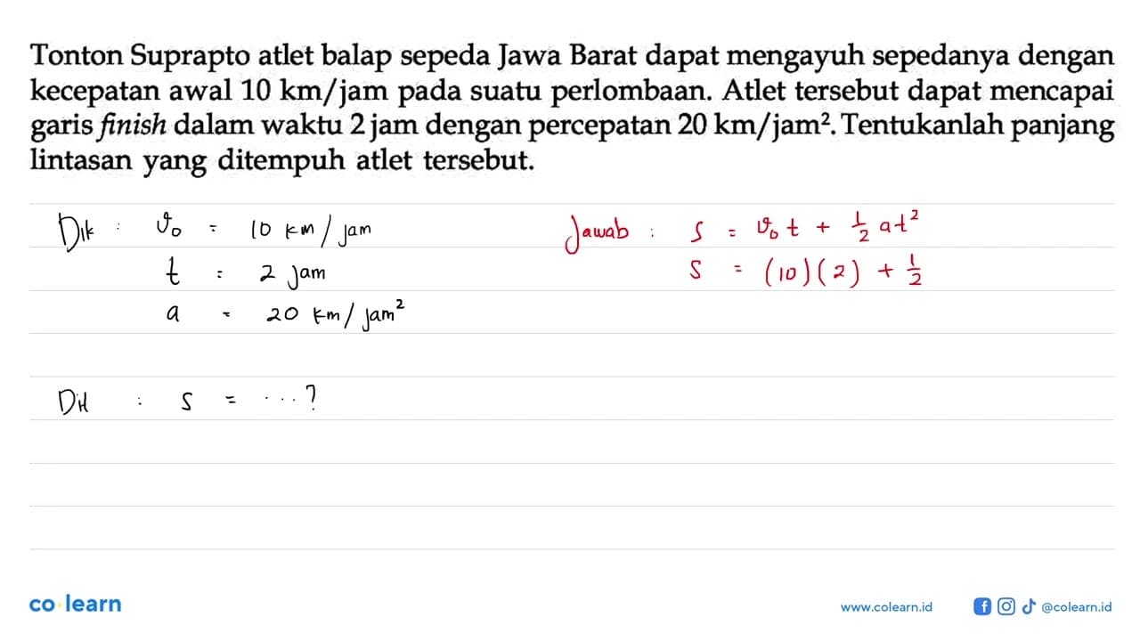 Tonton Suprapto atlet balap sepeda Jawa Barat dapat