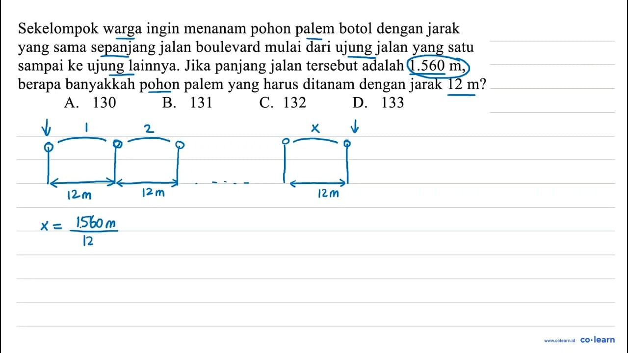 Sekelompok warga ingin menanam pohon palem botol dengan