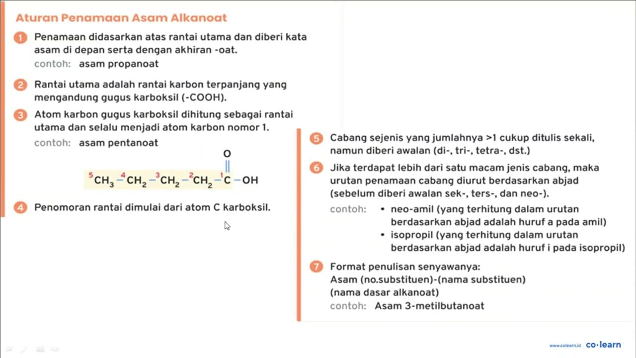 Nama senyawa dari rumus molekul CH_(3)(CH_(2))_(12) COOH