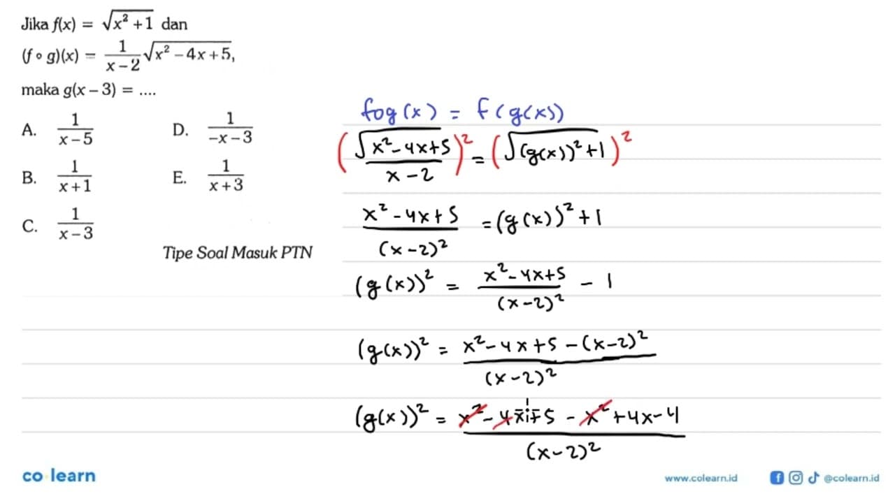 Jika f(x)=akar(x^2+1) dan(f o