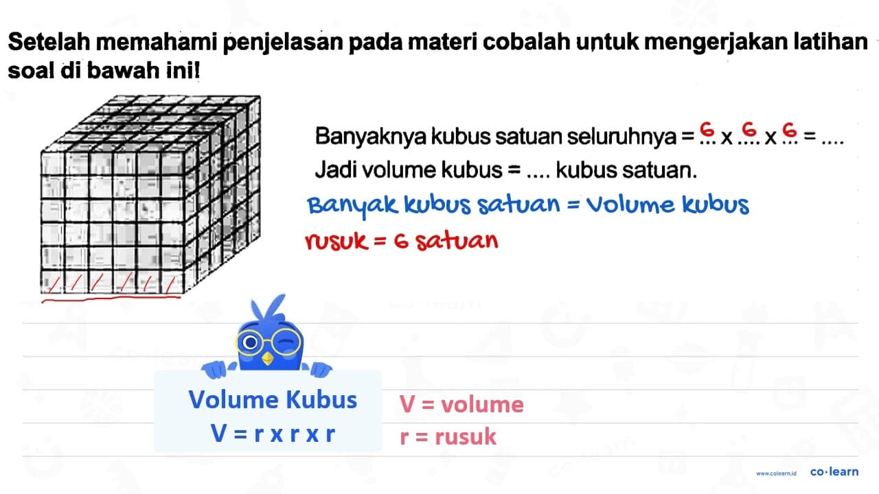 Setelah memahami penjelasan pada materi cobalah untuk