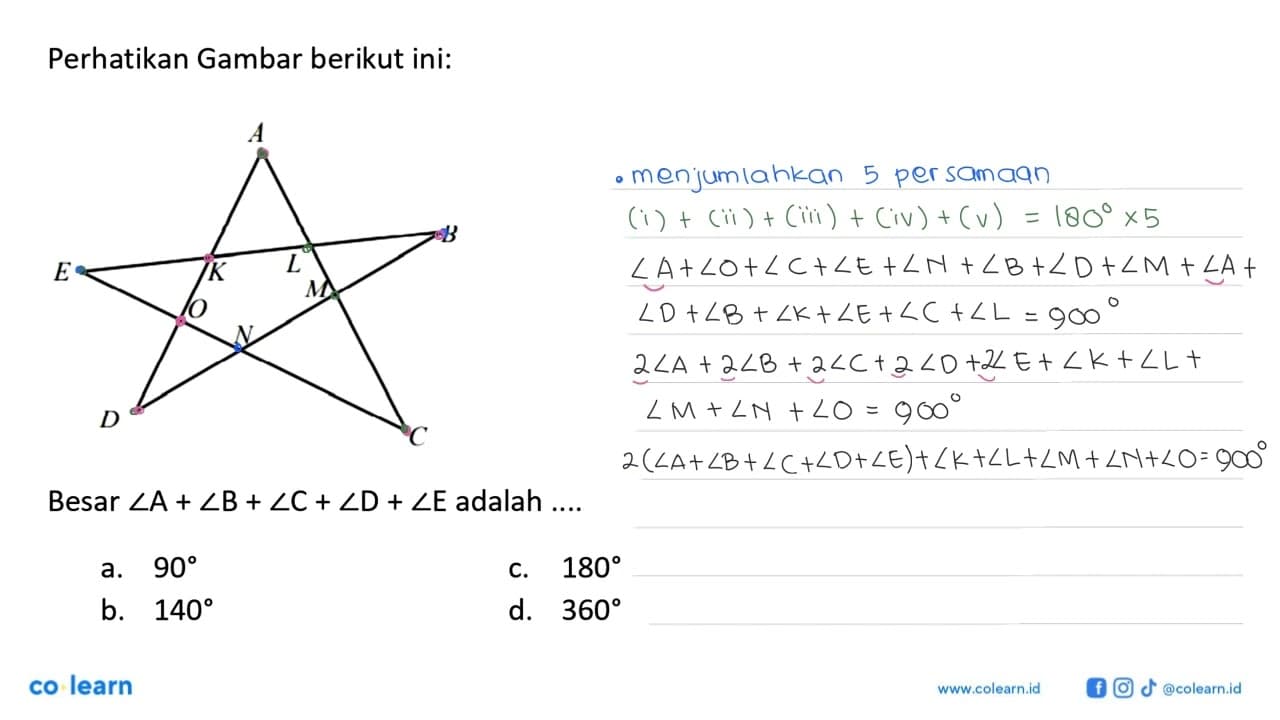 Perhatikan Gambar berikut ini: A B L K E M O N D C Besar A