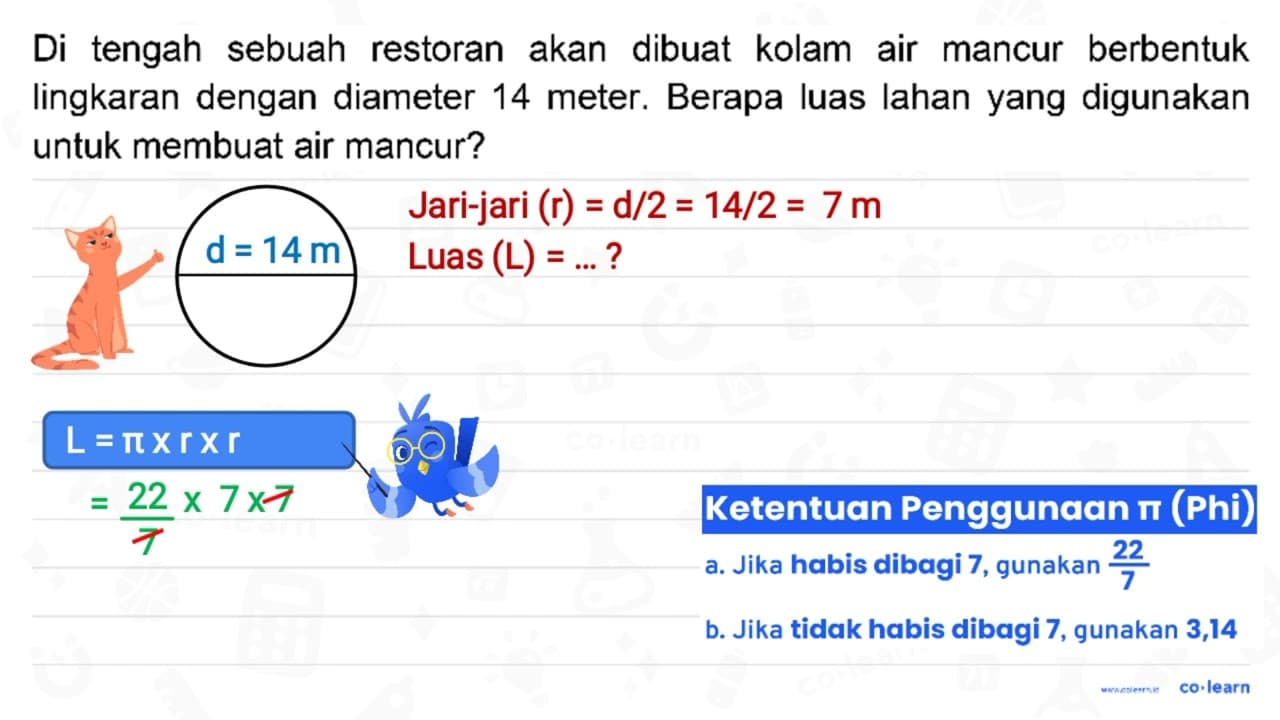 Di tengah sebuah restoran akan dibuat kolam air mancur