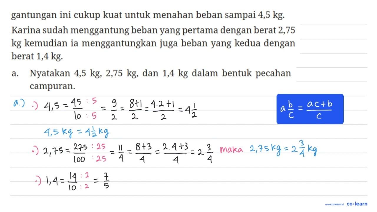 Karina membeli gantungan dinding untuk kamarnya. Gantungan