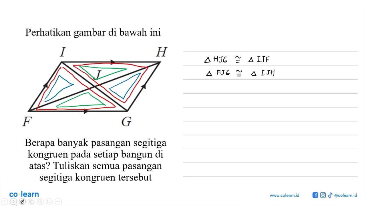 Perhatikan gambar di bawah ini I H J F GBerapa banyak