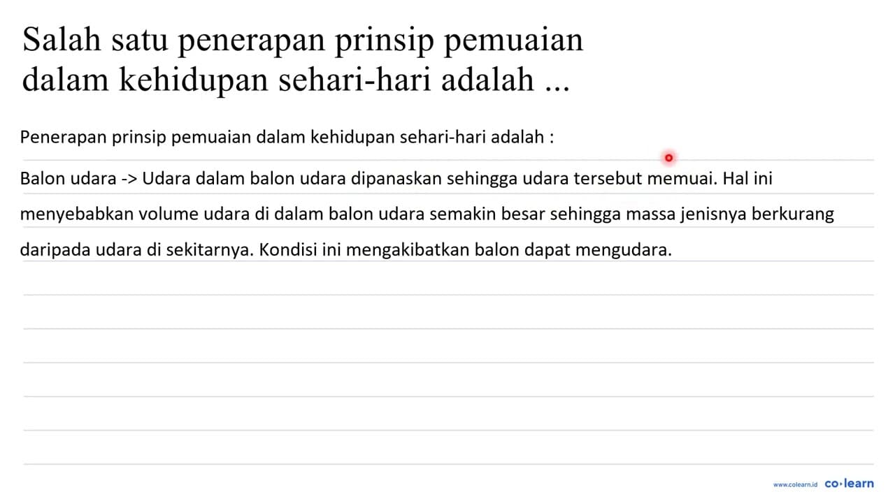 salah satu penerapan prinsip pemuaian dalam kehidupan