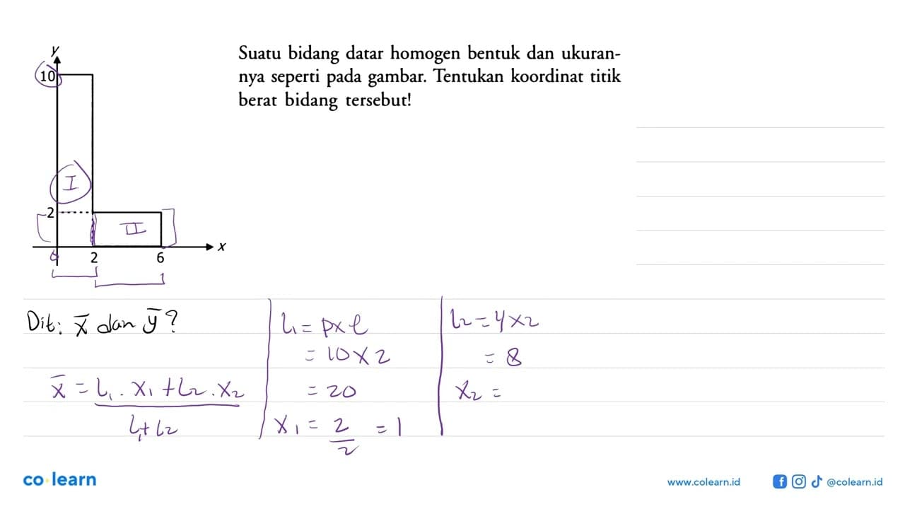 Suatu bidang datar homogen bentuk dan ukurannya seperti