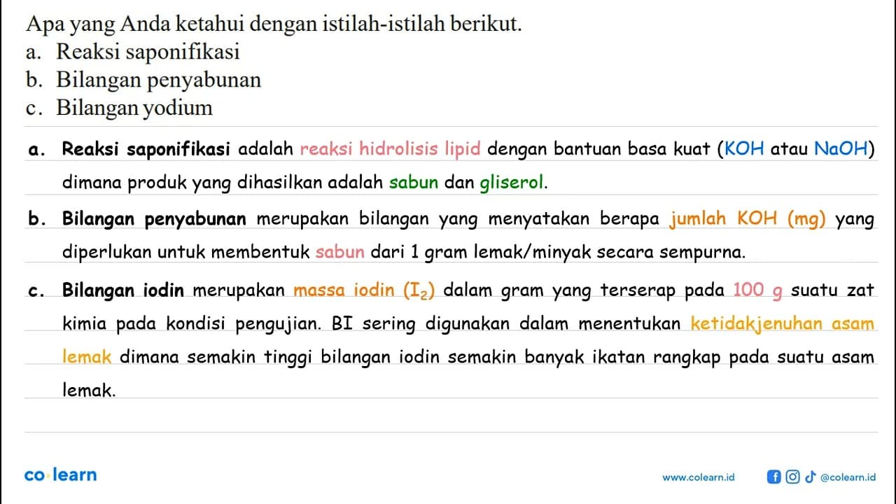 Apa yang Anda ketahui dengan istilah-istilah berikut. a.