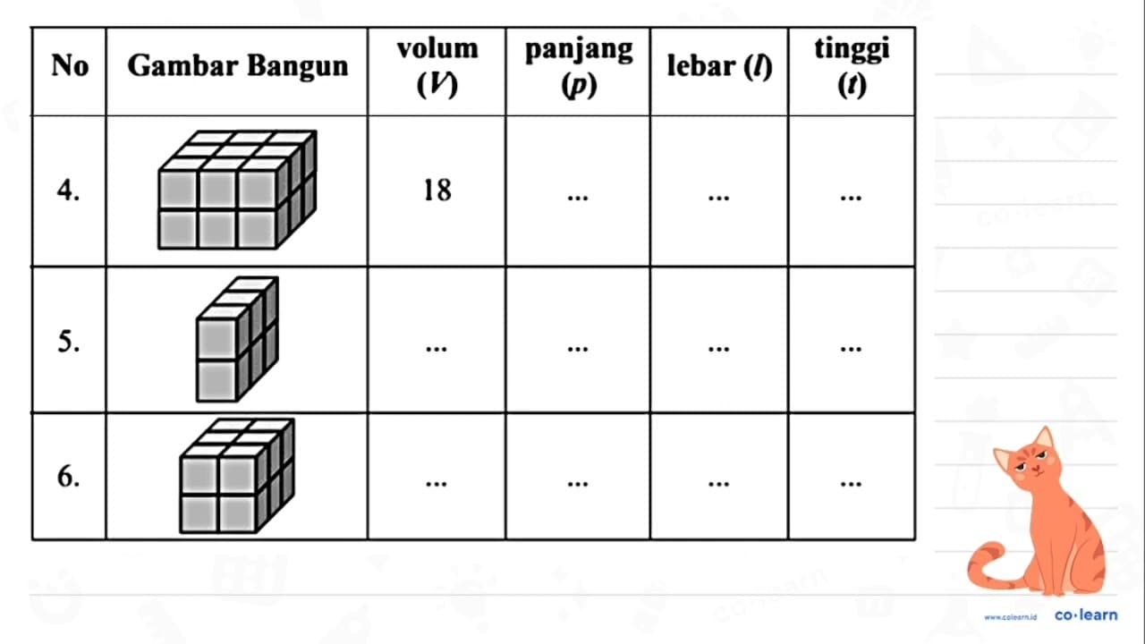 {l|c|c|c|c|c|c|c|c|c|) Isikan jawabanmu pada bagian