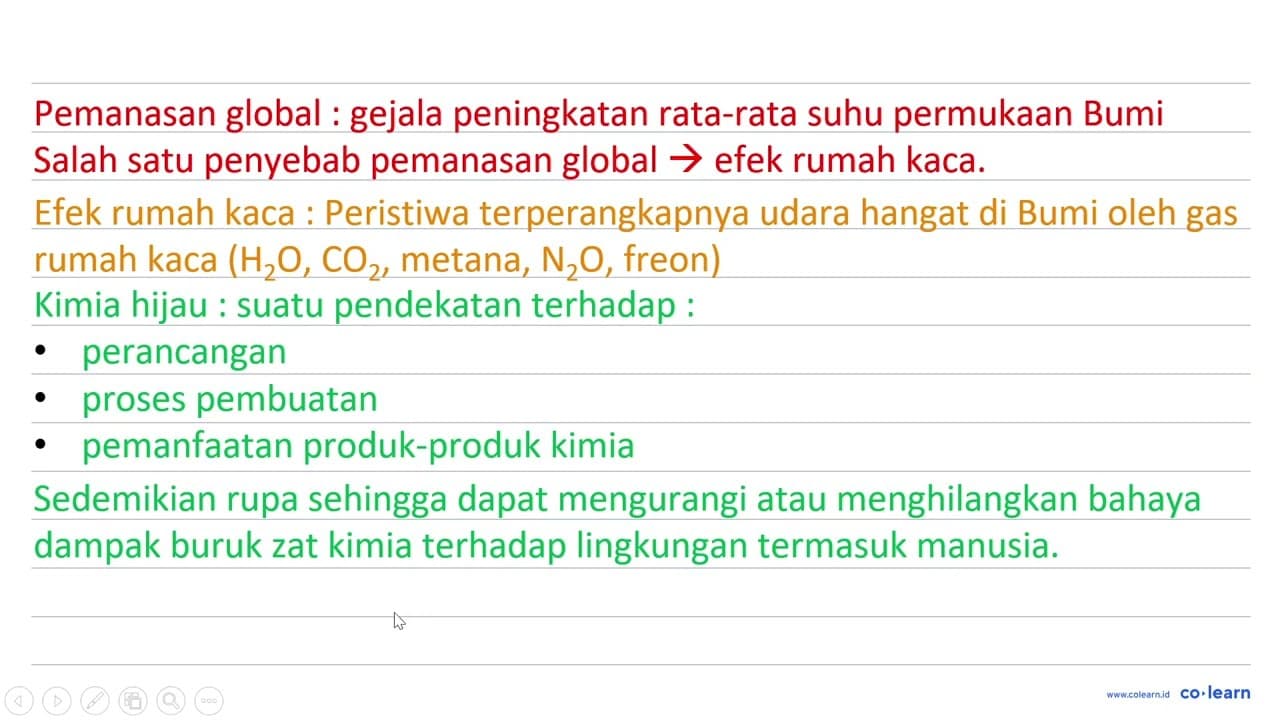 Prinsip gerakan kimia hijau (green chemistry) berikut yang