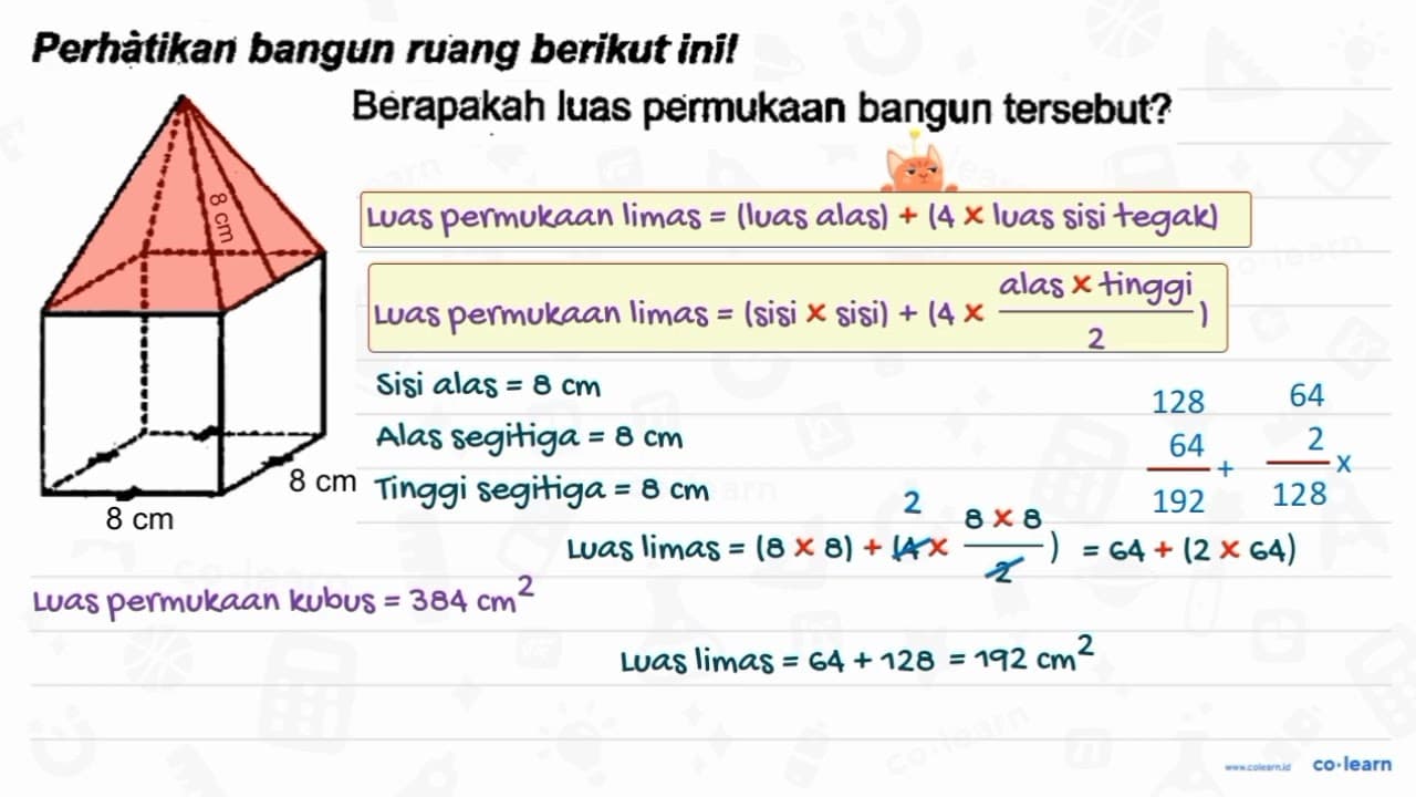 Perhक̣tikan bangun ruang berikut inil Berapakah luas