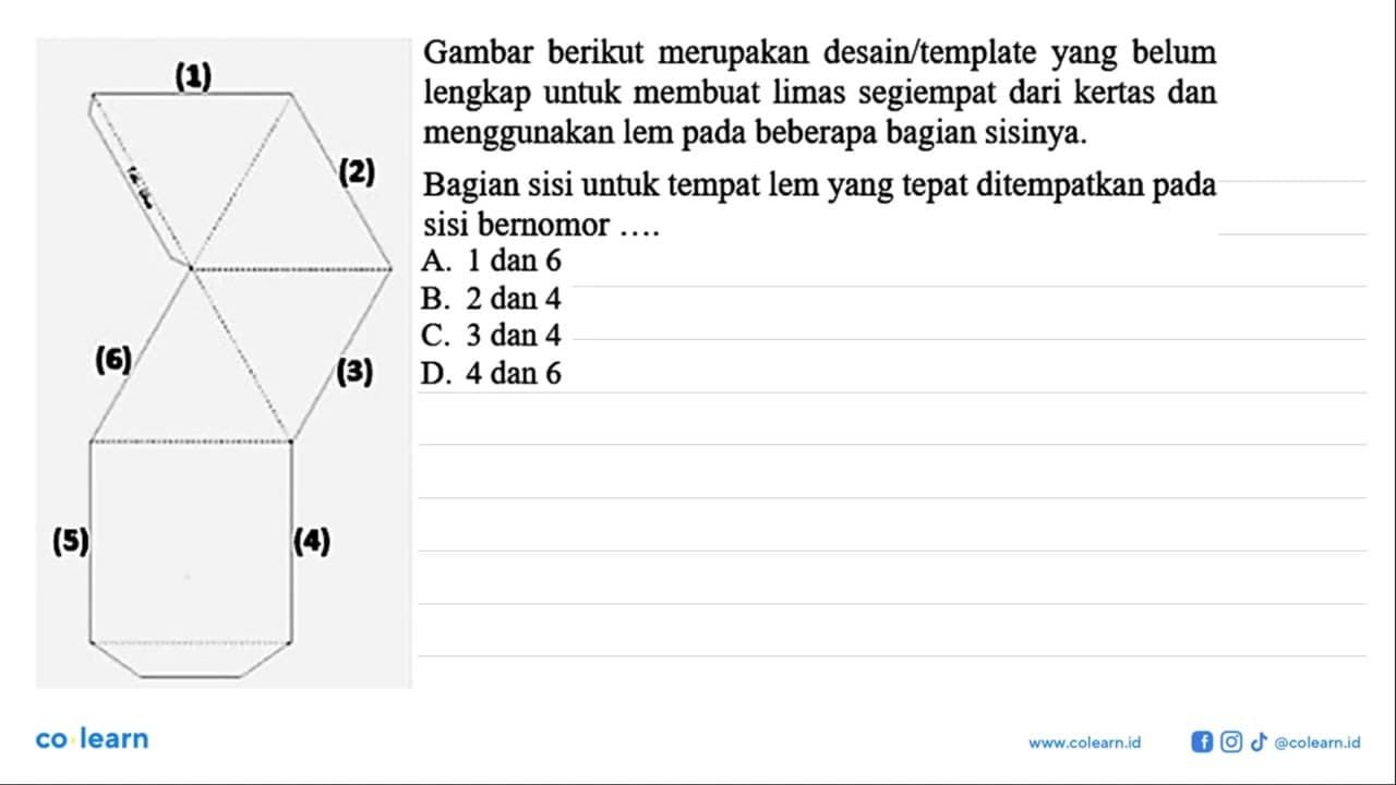 Gambar berikut merupakan desain/template yang belum lengkap