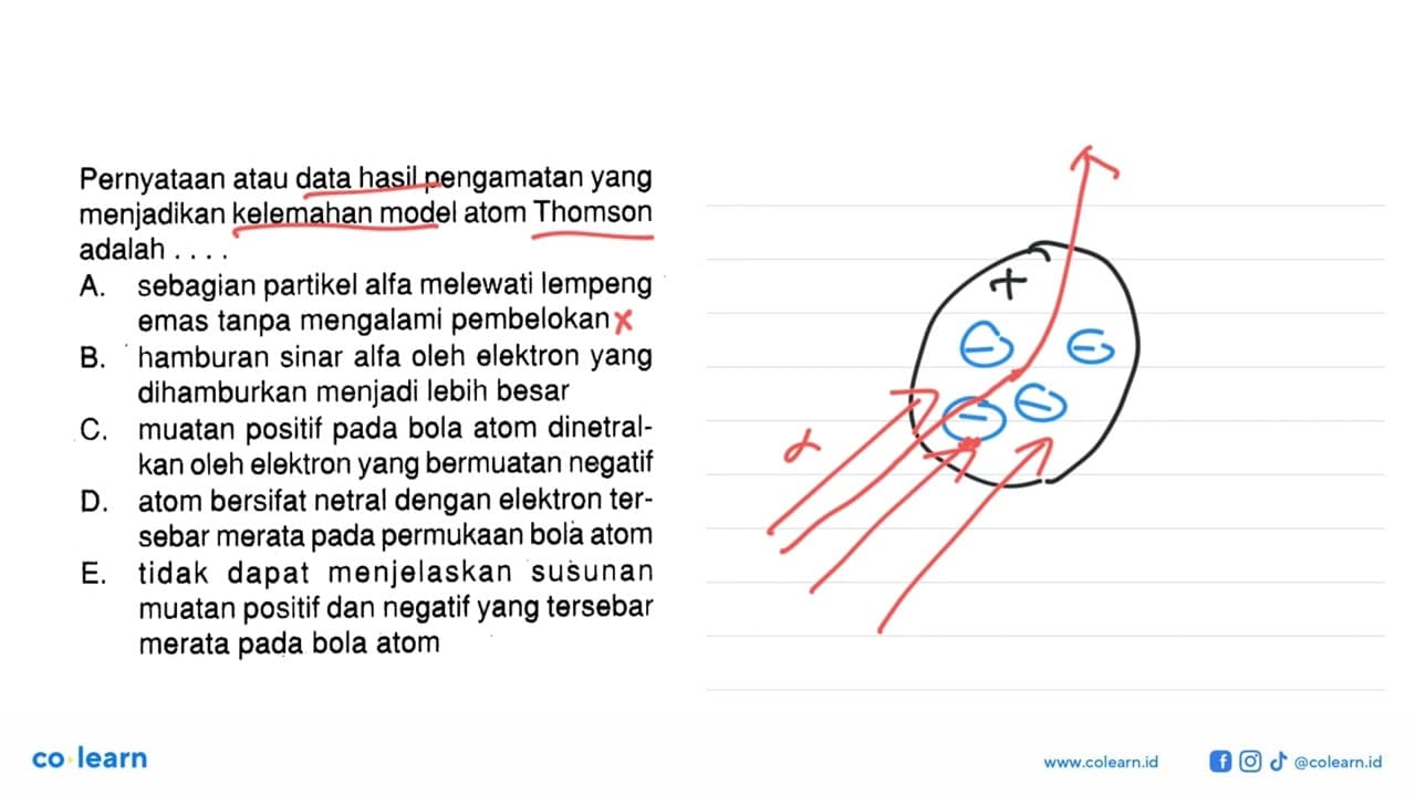 Pernyataan atau data hasil pengamatan yang menjadikan