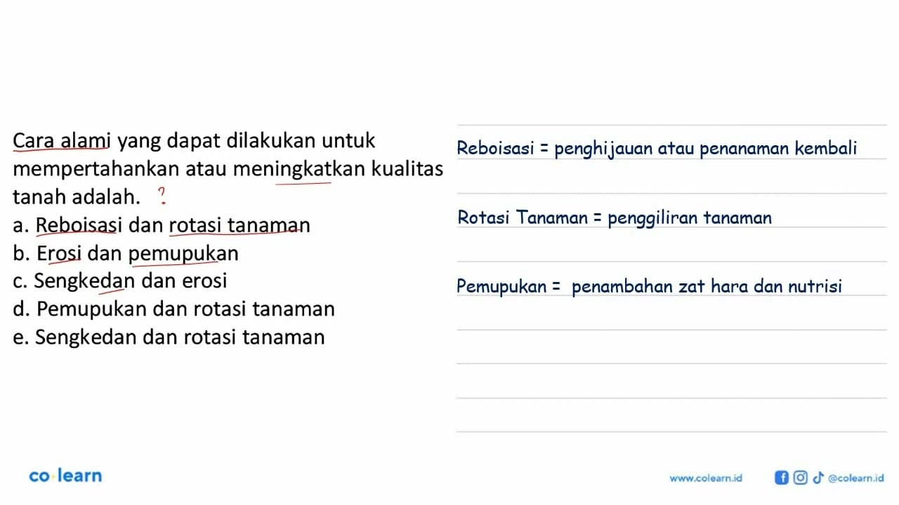 Cara alami yang dapat dilakukan untuk mempertahankan atau