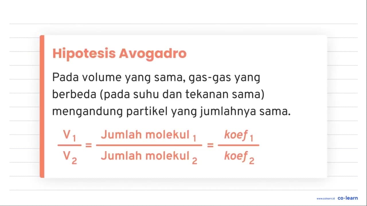 Gas A dan B dapat dihasilkan melalui reaksi berikut: 2