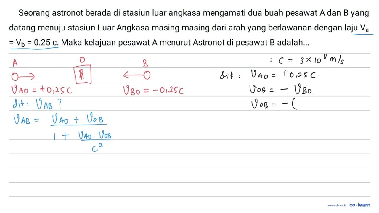 Seorang astronot berada di stasiun luar angkasa mengamati