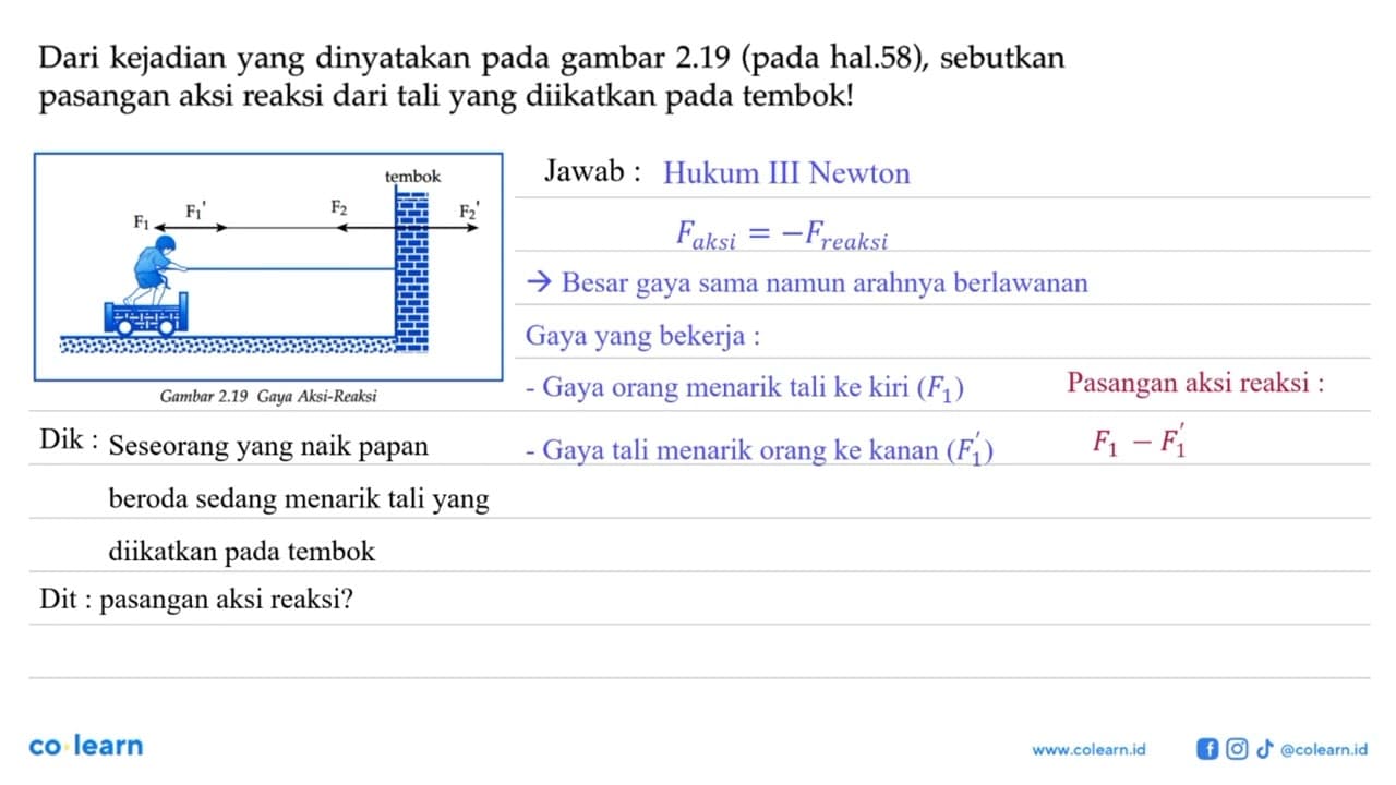 Dari kejadian yang dinyatakan pada gambar 2.19 (pada