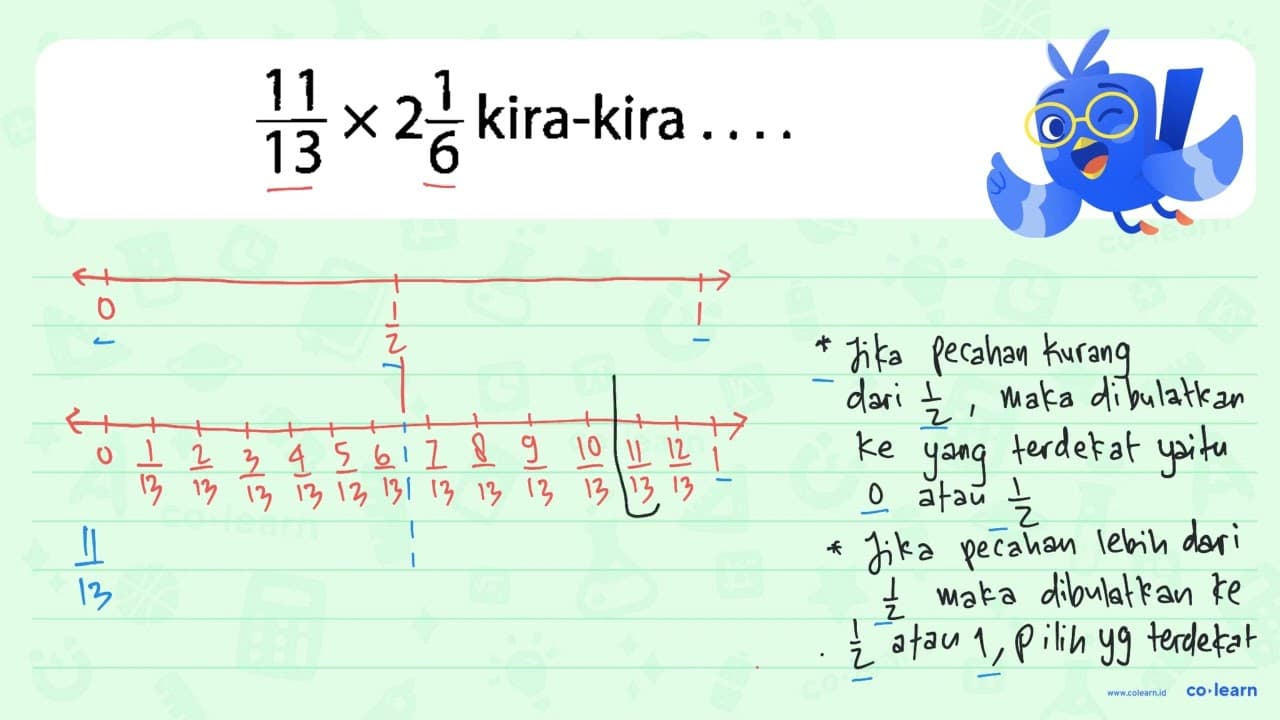 11/13 x 2 1/6 kira-kira ...