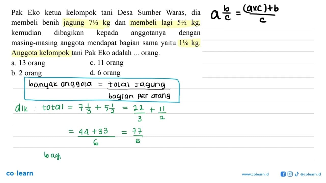 Pak Eko ketua kelompok tani Desa Sumber Waras, dia membeli