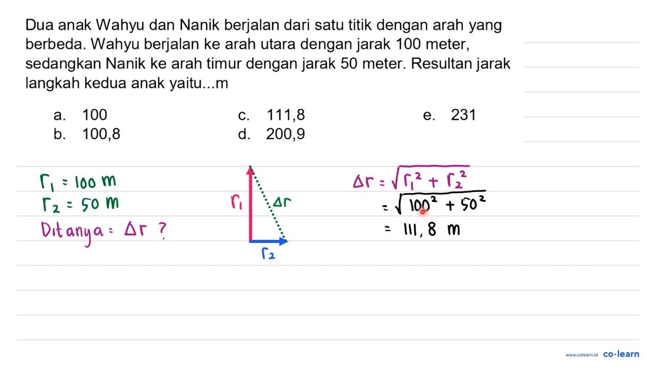 Dua anak Wahyu dan Nanik berjalan dari satu titik dengan