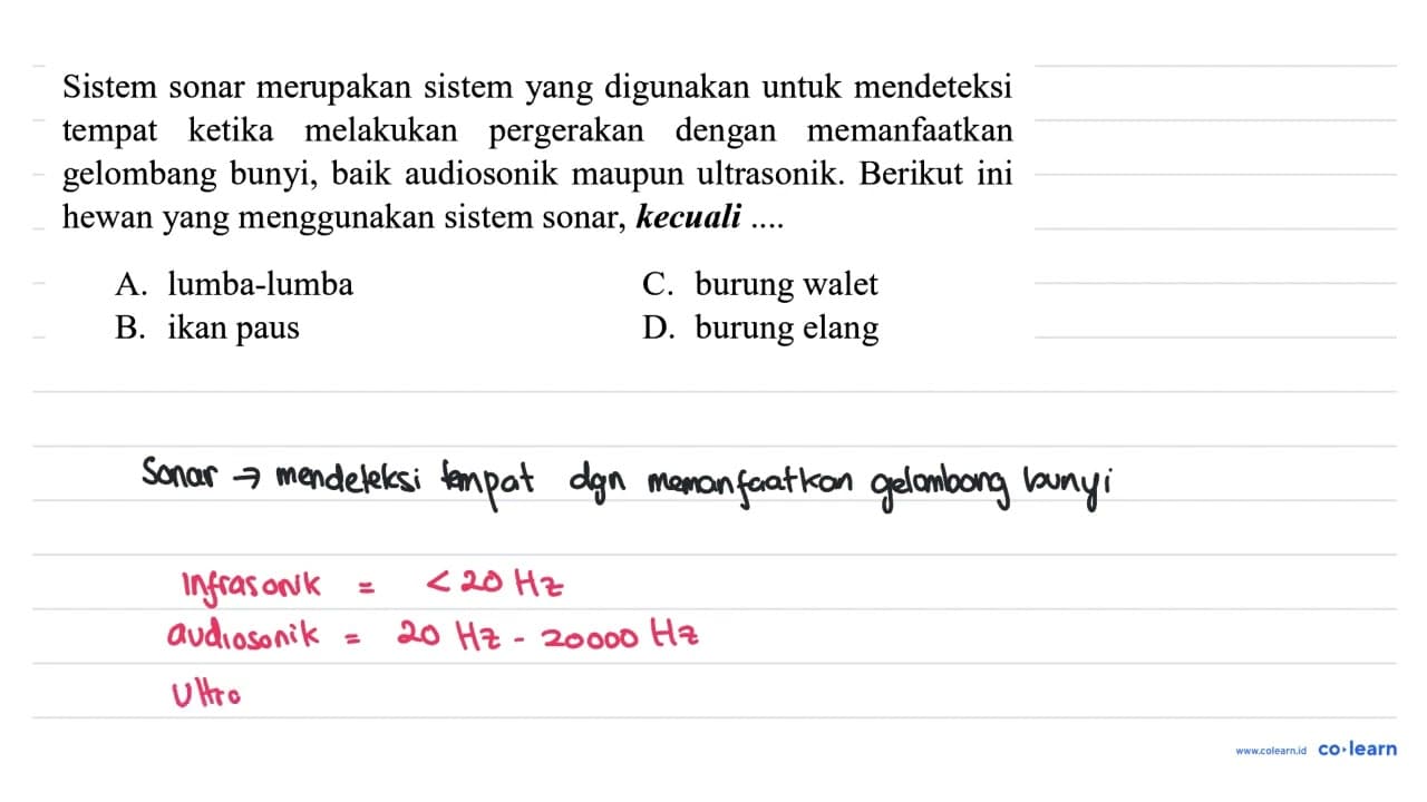 Sistem sonar merupakan sistem yang digunakan untuk