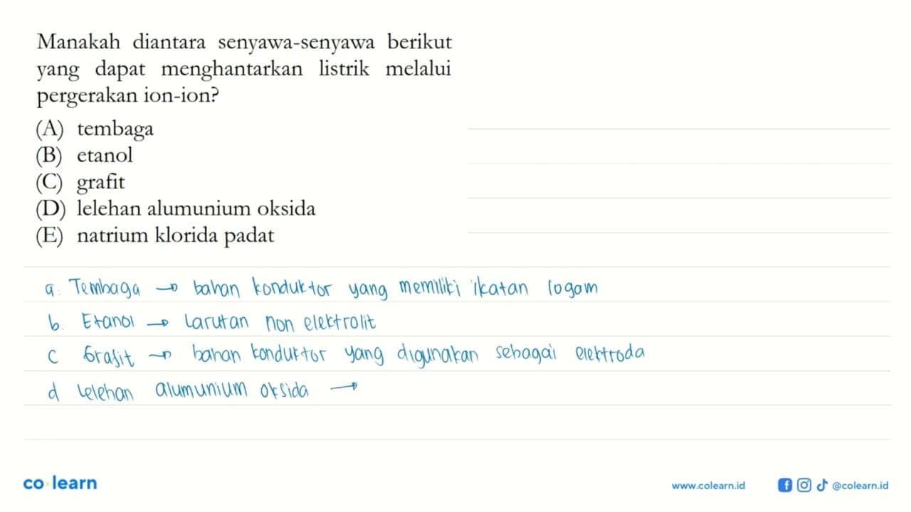 Manakah diantara senyawa-senyawa berikut yang dapat