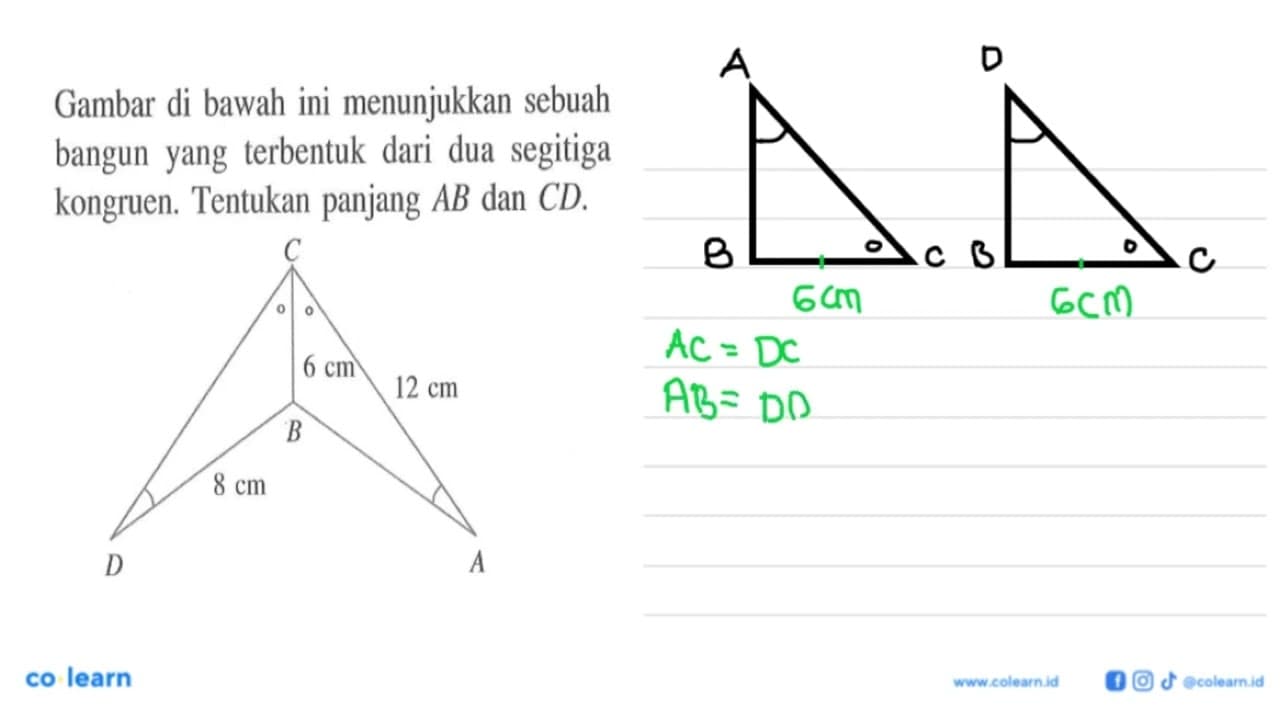 Gambar di bawah ini menunjukkan sebuah bangun yang