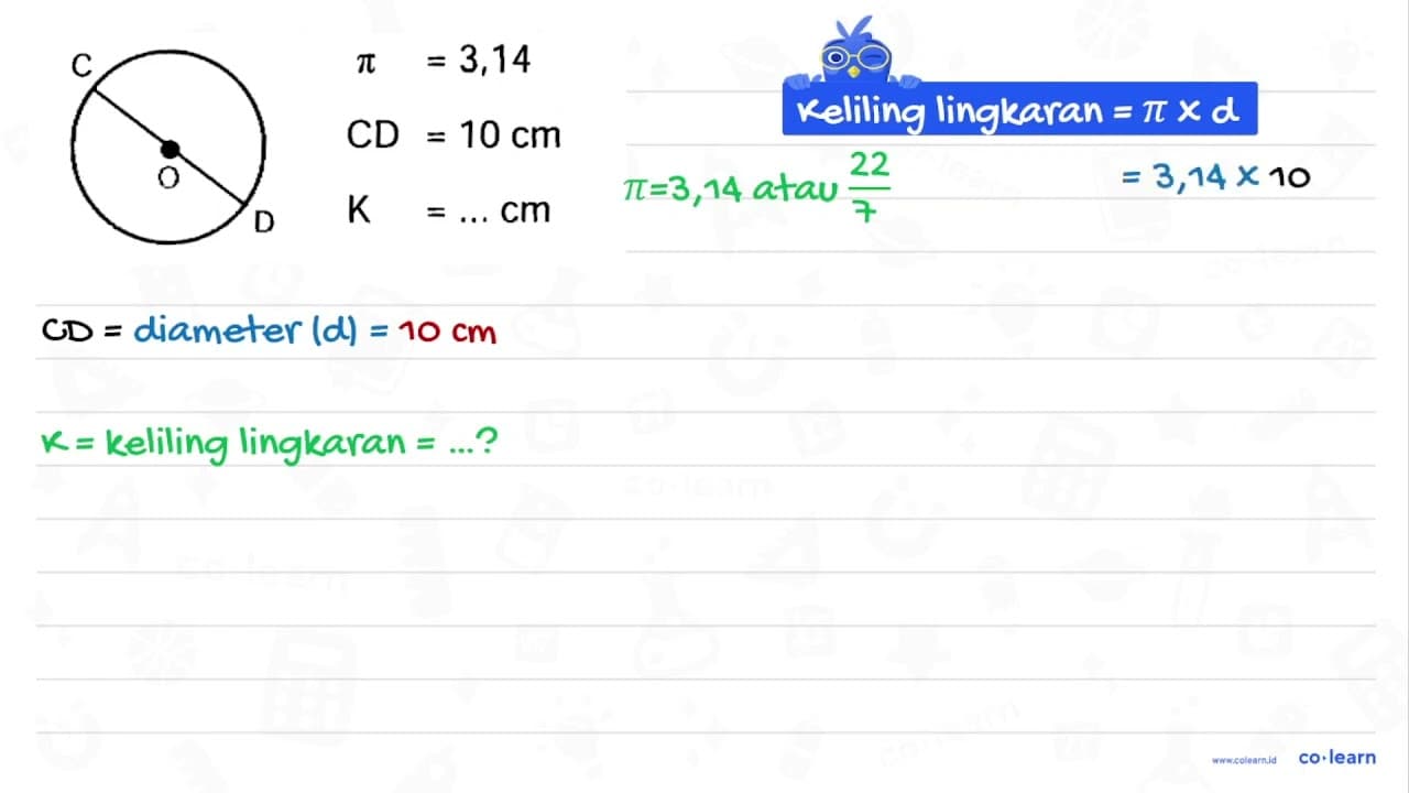 C D=10 cm K=... cm