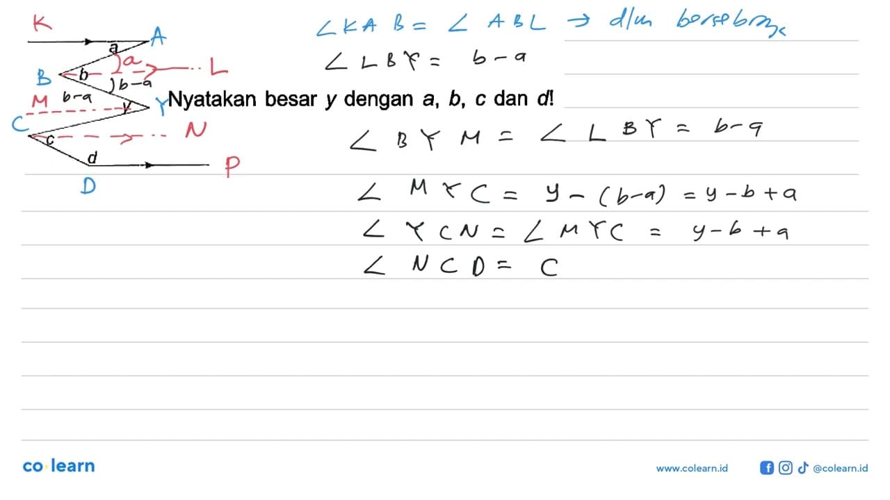 a b c d y Nyatakan besar y dengan a, b, c, dan d!