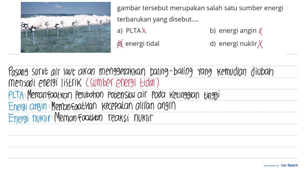 gambar tersebut merupakan salah satu sumber energi