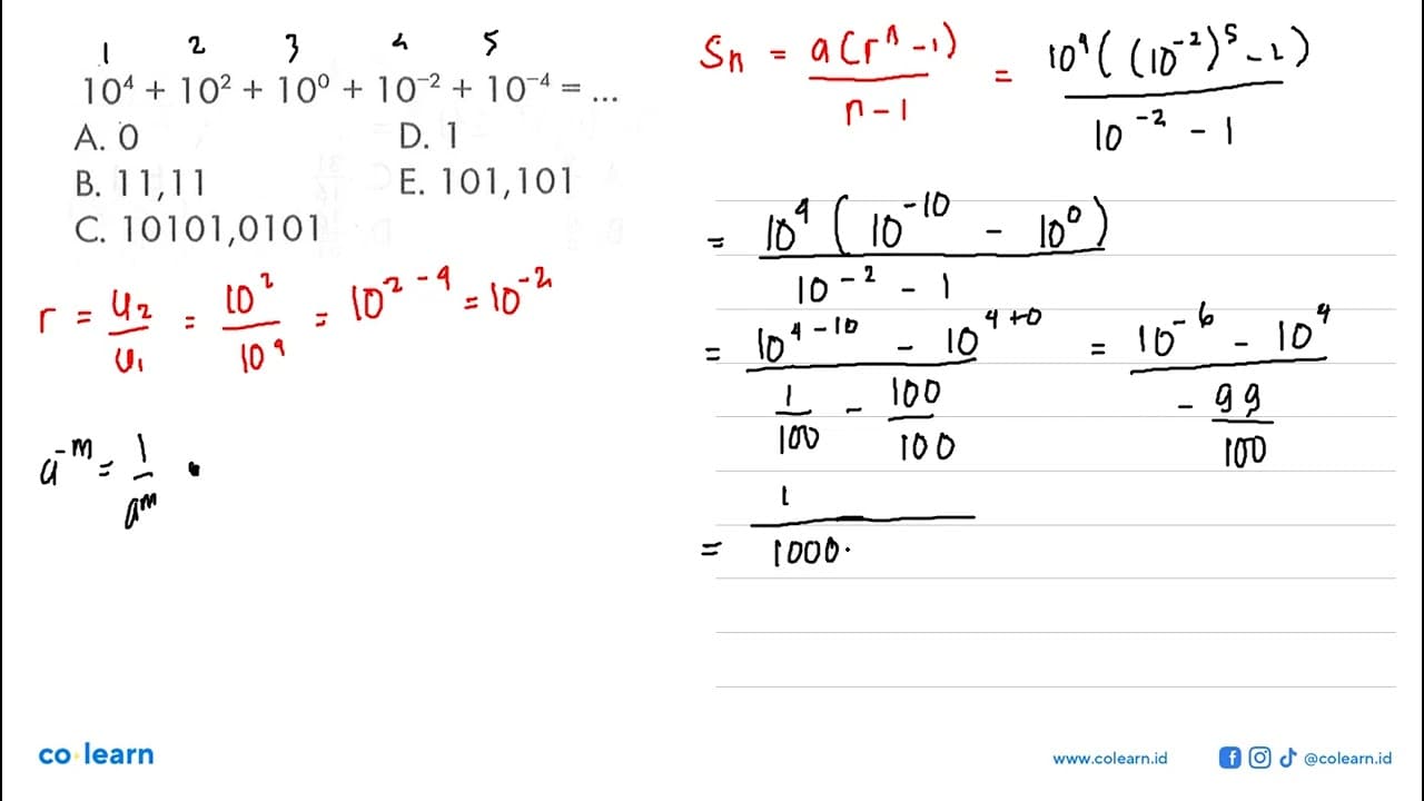 10^4 + 10^2 + 10^0 + 10^(-2) + 10^(-4) = ...