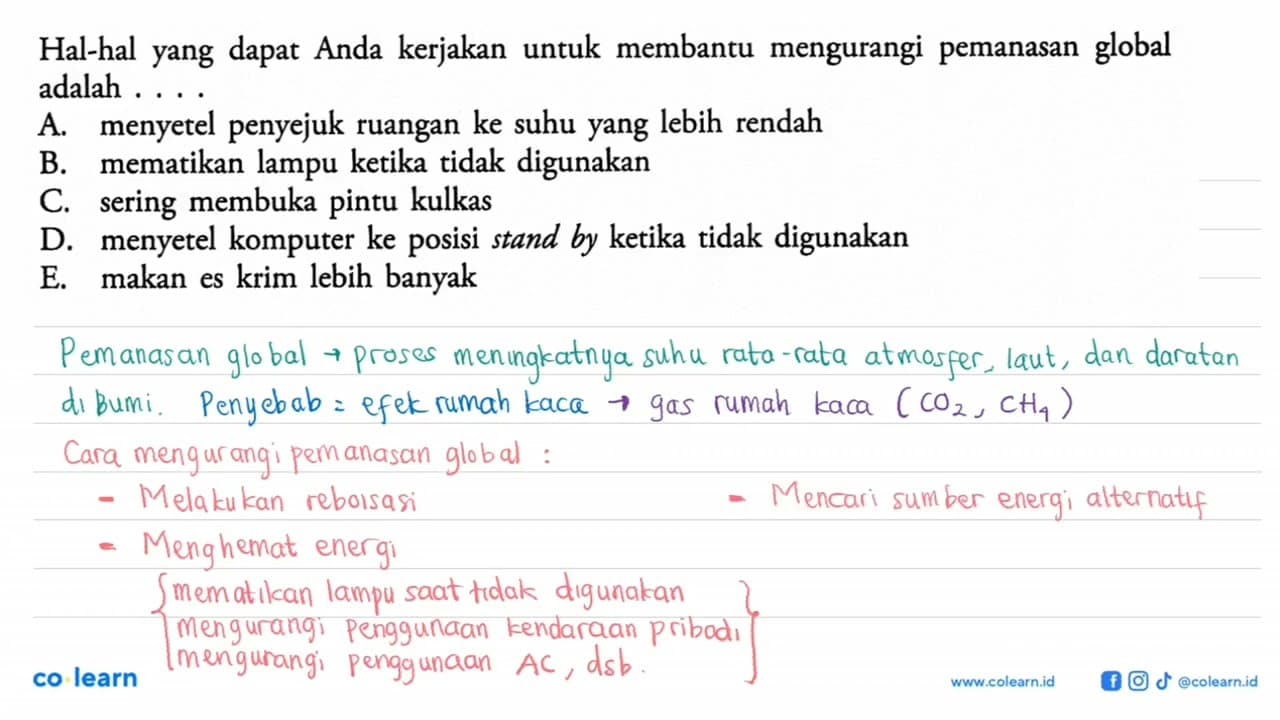 Hal-hal yang dapat Anda kerjakan untuk membantu mengurangi