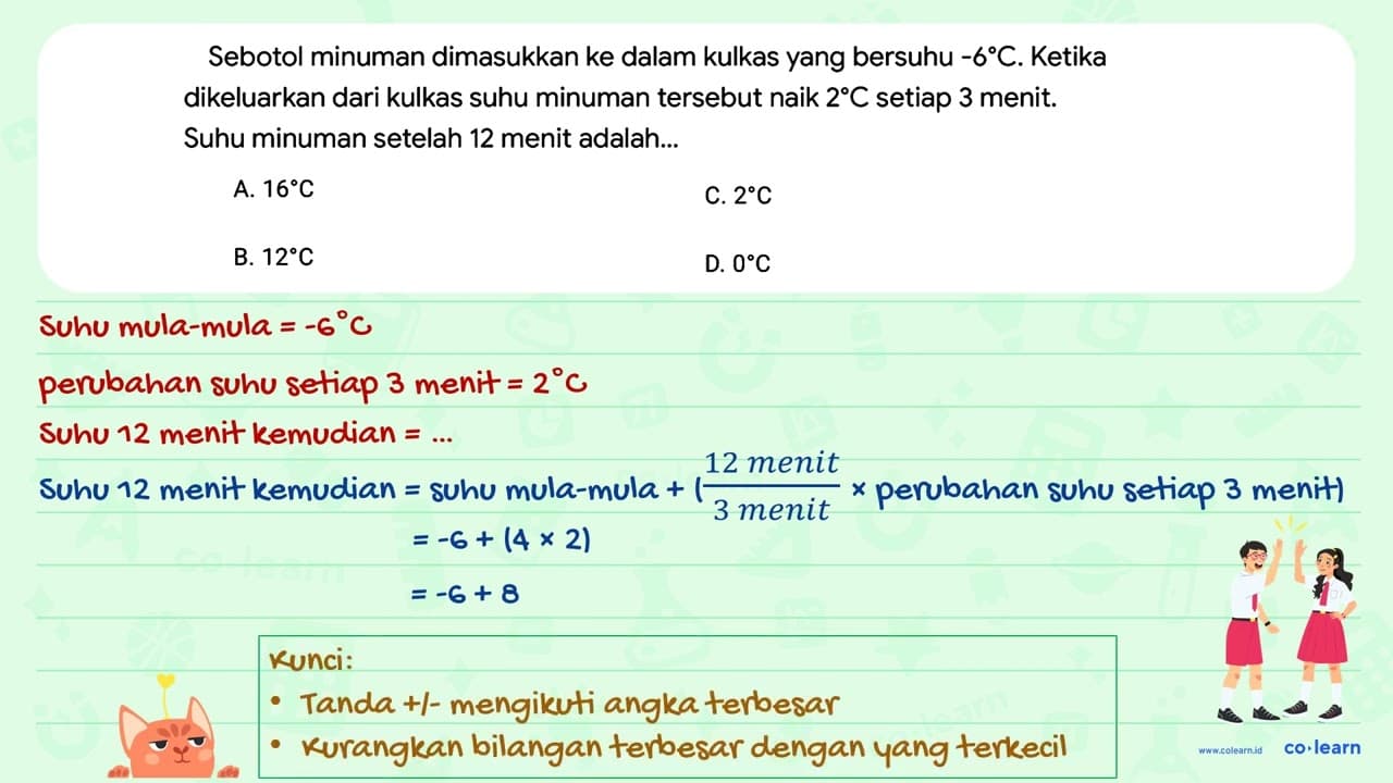 Sebotol minuman dimasukkan ke dalam kulkas yang bersuhu